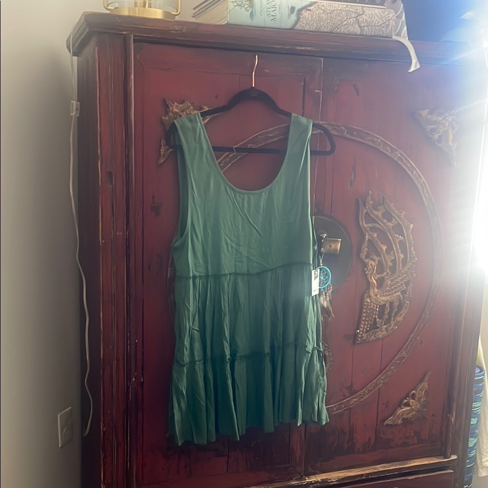 O'Neill Green Midi Dress